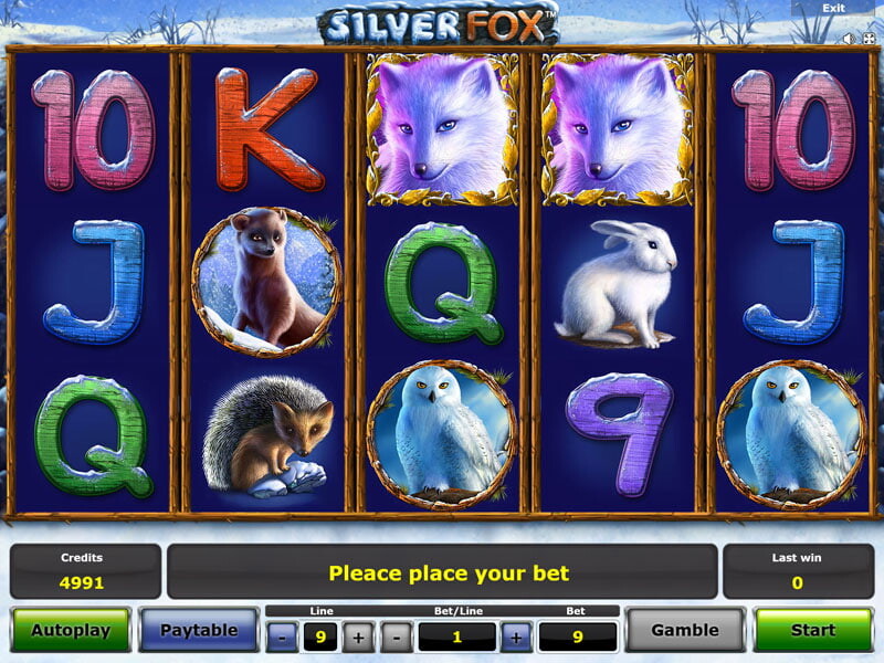 Silver Fox Spielautomat kostenlos spielen