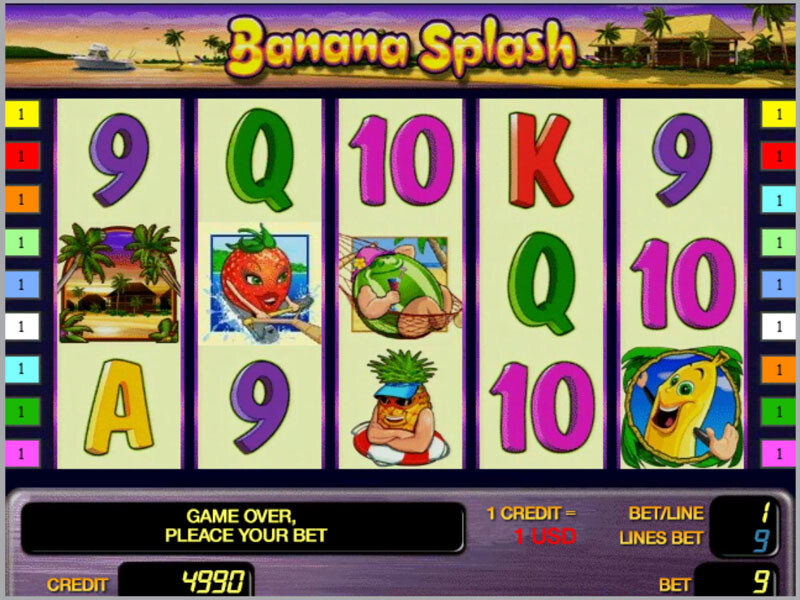 Banana Splash Spielautomat kostenlos spielen