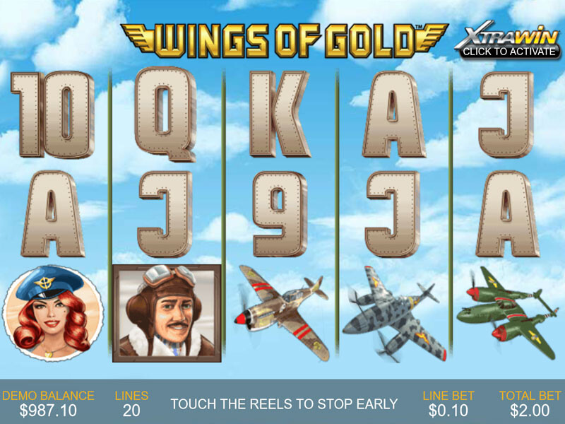 Wings of Gold Spielautomat kostenlos online spielen