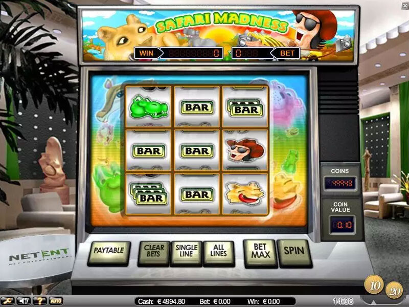 Safari Madness Spielautomat kostenlos spielen
