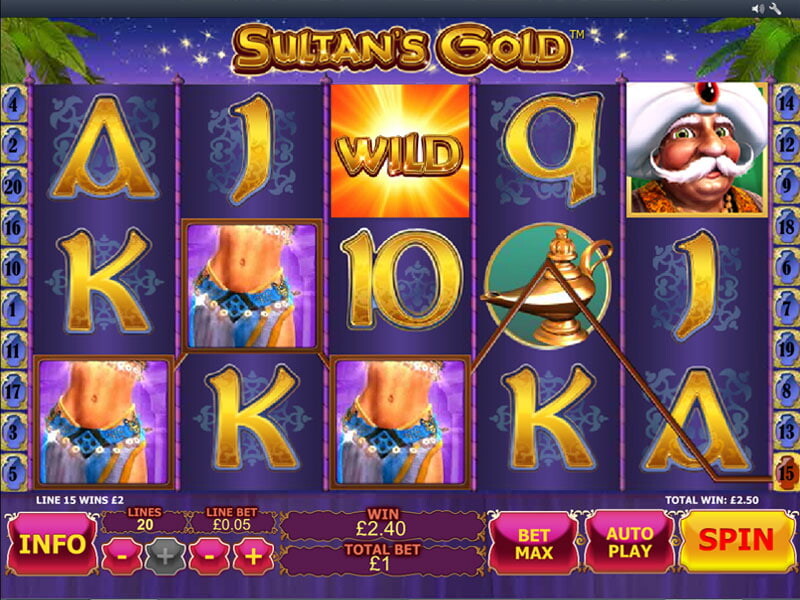 Sultan’s Gold Spielautomat kostenlos spielen