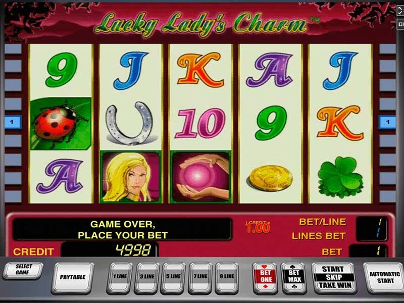 Lucky Lady’s Charm Spielautomat kostenlos spielen