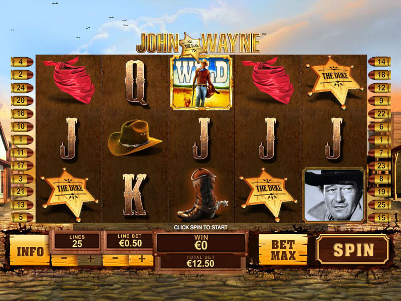 John Wayne Spielautomat kostenlos spielen