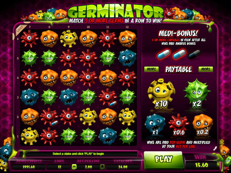 Germinator Spielautomat kostenlos spielen